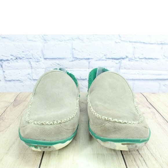 LL Bean Suede Fleece Lined Nonslip Water-Resistant Mountain Slippers Size 12 M - Picture 4 of 9